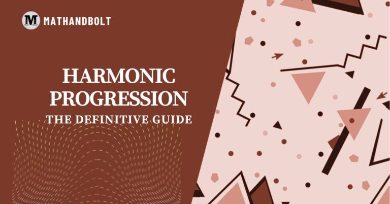 Harmonic Progression Made Easy